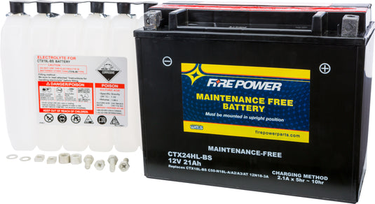 Fire Power CTX24HL-BS Sealed Battery