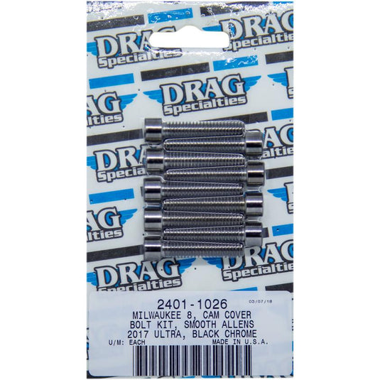 Drag Specialties 2401-1026 Cam Cover Bolt Kit - Smooth