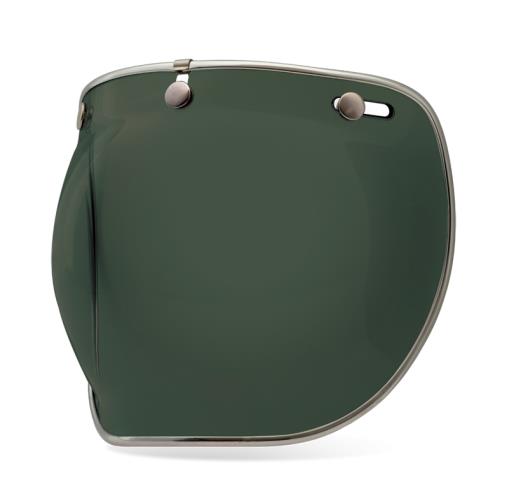 Bell Helmets 3-Snap Bubble DLX Shield for Custom 500 Helmets - Wayfarer Green