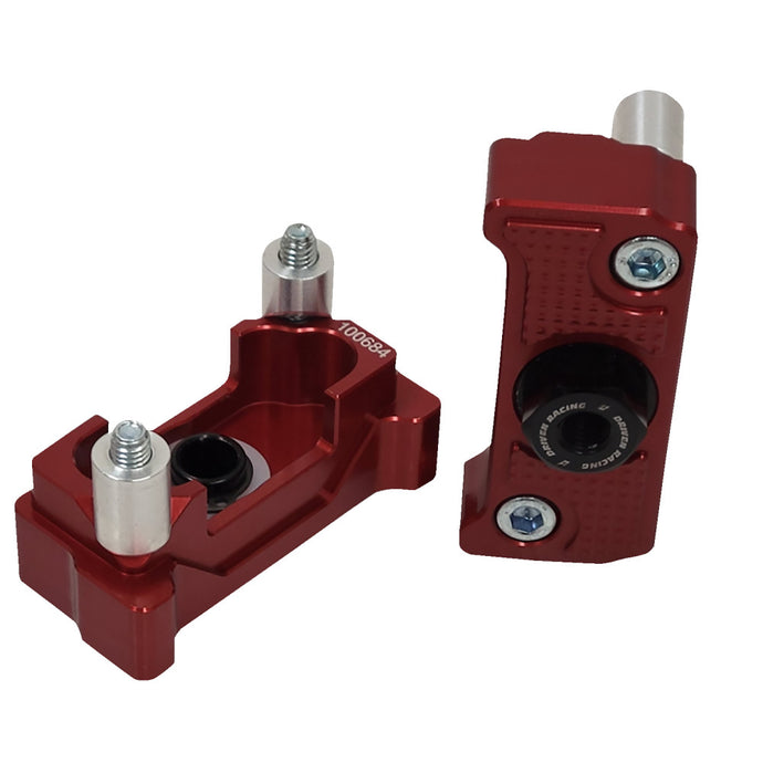 Driven Racing DRCAX-204RD Captive Axle Block Sliders - Red