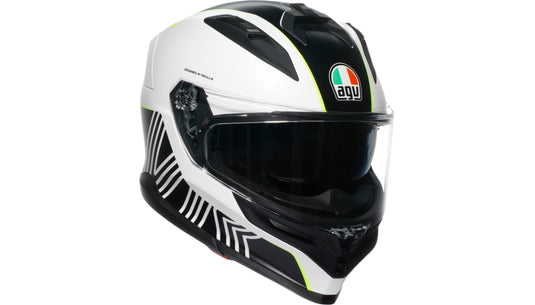 Agv K7 Super 46 Helmet (Small, White/Black)