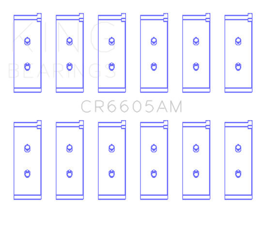 King Engine Bearings CR6605AM KING Connecting Rod Bearings