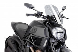 PUIG Naked New Generation Touring Windscreen - Clear Clear