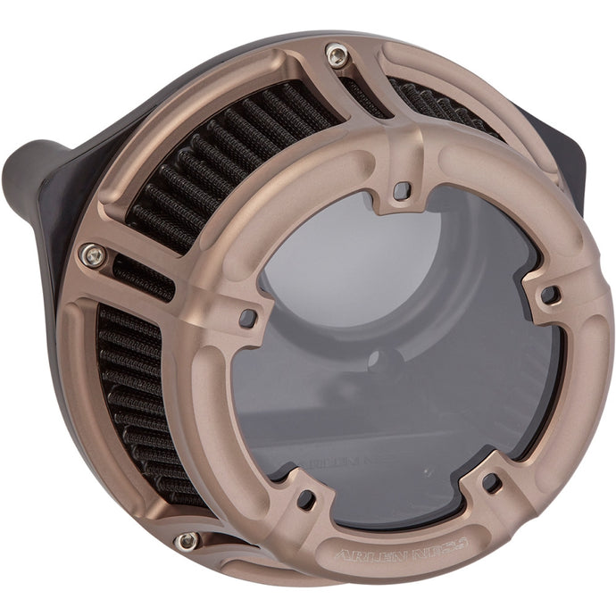 Arlen Ness 600-018 Method Clear Sucker Air Cleaner Kit - Titanium Anodized