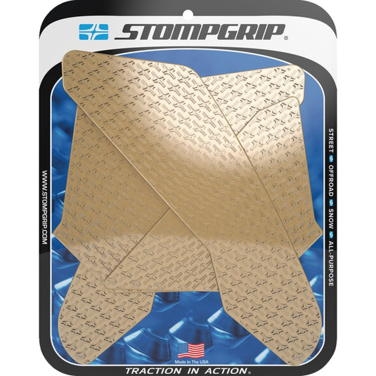 Stompgrip 55-14-0142C Icon Profile Traction Tank Grip - Street - Clear