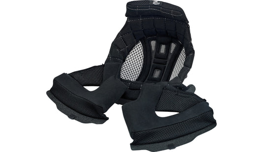 Biltwell Inc. Liner for Lane Splitter Helmets - Black/Silver - S