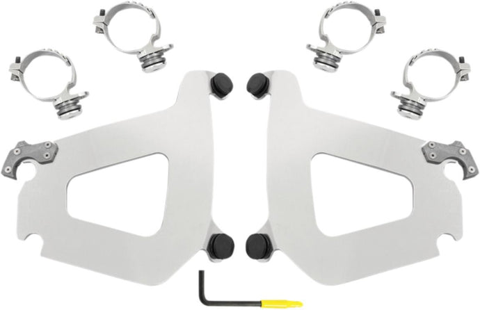 Memphis Shades MEK2011 Trigger-Lock Mount Kit for Bullet Fairing - Polished