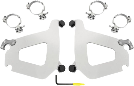 Memphis Shades MEK2012 Trigger-Lock Mount Kit for Bullet Fairing - Polished