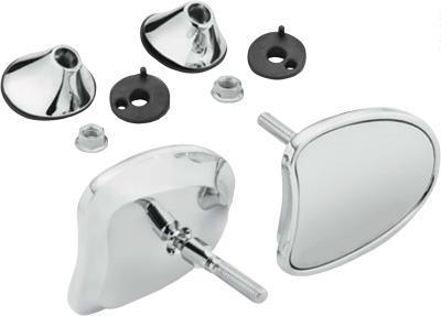 Harddrive 270333 Tapered Fairing Mirrors - Black