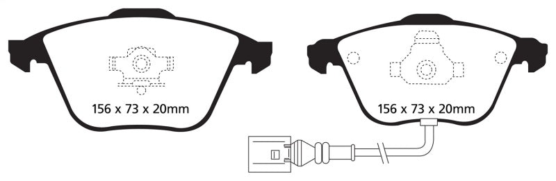 Load image into Gallery viewer, Ebc DP31594C EBC Redstuff Brake Pad Sets
