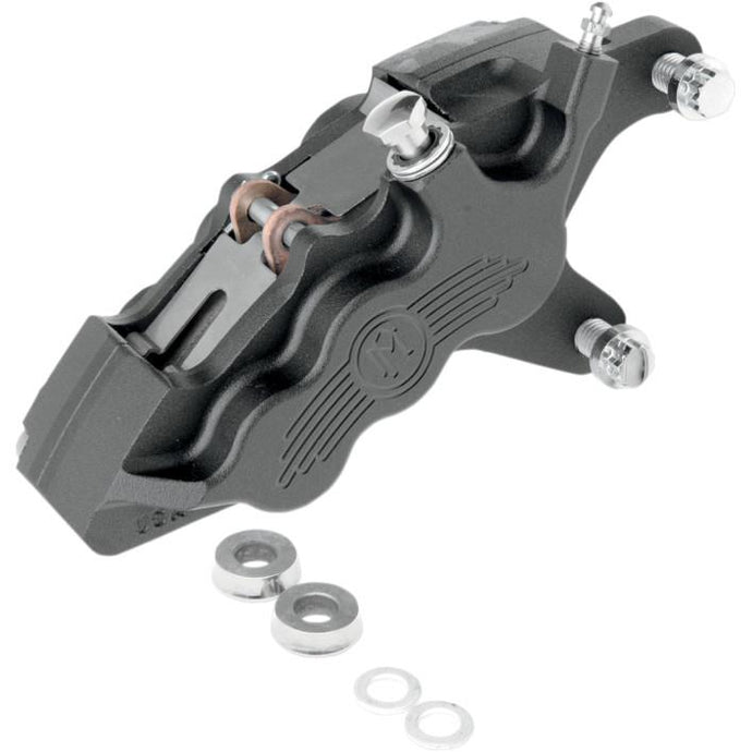 Performance Machine 0051-2916-SMB Six-Piston Differential-Bore Front/Right Brake Caliper Kit - Black Ops