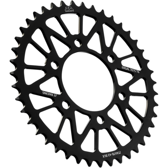 Jt Sprockets JTA478.43BLK RaceLite Aluminum Rear Sprocket - 43T