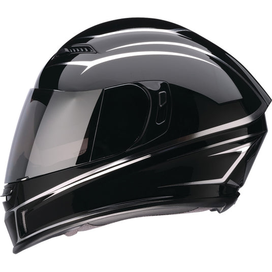 Z1r Jackal Foil Helmet (XX-Large, Black/Silver)