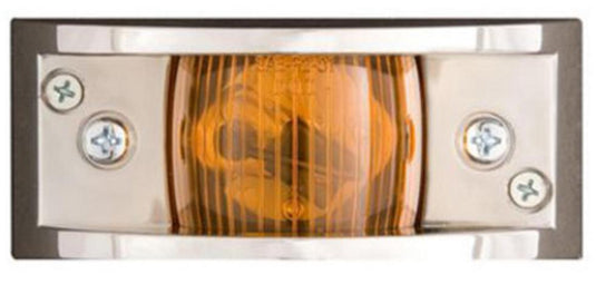Optronics Inc MC81-AS Chrome Plated Marker/Clearance Lights - Amber