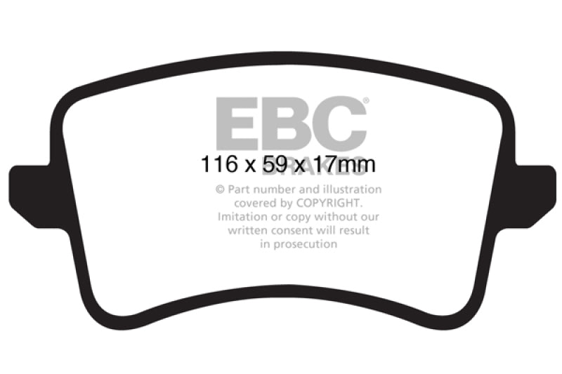 Load image into Gallery viewer, Ebc DP41988R EBC Yellowstuff Brake Pad Sets
