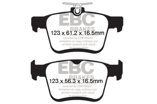 Ebc DP62153 EBC Greenstuff Brake Pad Sets