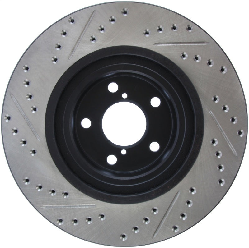 Load image into Gallery viewer, Stoptech 127.47021L ST Slot &amp; Drill Brake Rotors

