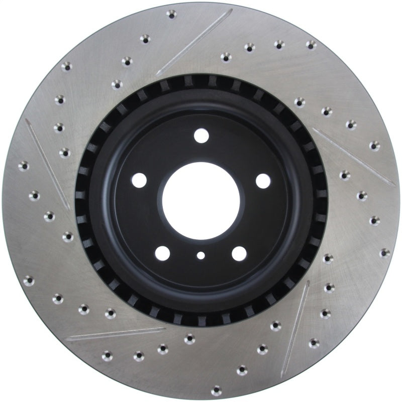 Load image into Gallery viewer, Stoptech 127.42076L ST Slot &amp; Drill Brake Rotors
