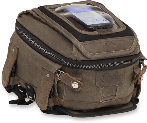 Burly Brand B15-1010D Tail/Tank Bag with Map Pocket