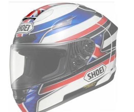 Shoei Aero Edge Spoiler2 for X-Twelve Laseca Helmet - TC-2