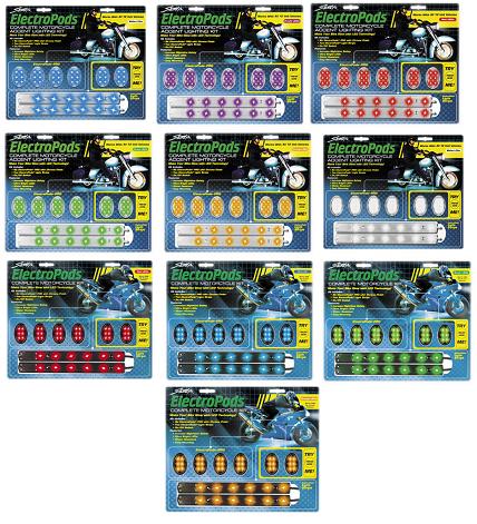 Street Fx 1042791 Electropods Lightpod/Strip Kit - Yellow/Chrome