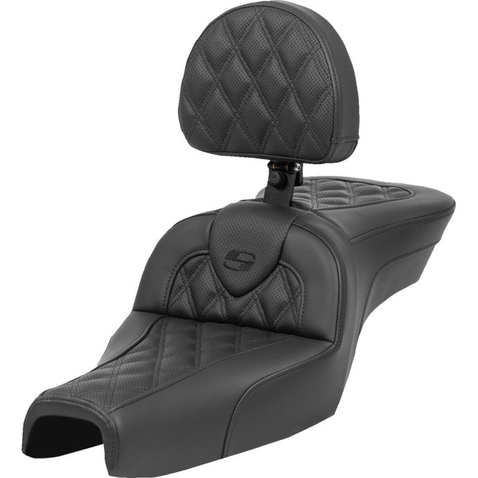 Saddlemen 807-03-182BR Roadsofa LS Seat with Drivers Backrest
