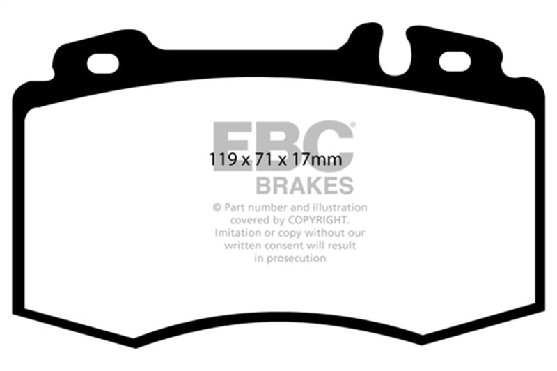 Load image into Gallery viewer, Ebc DP41363R EBC Yellowstuff Brake Pad Sets
