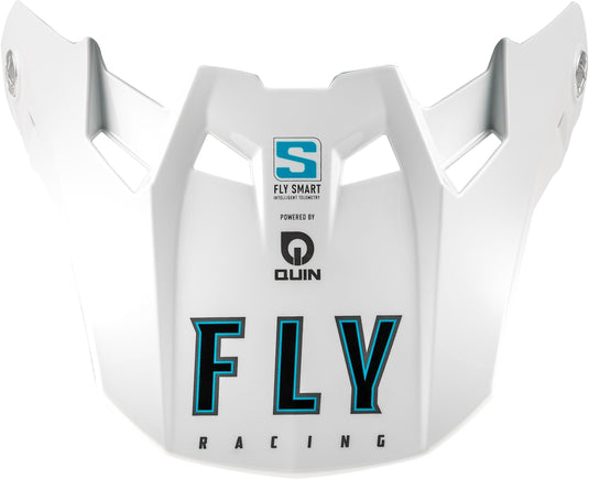 Fly Racing Visor for Formula S Carbon Solid Helmet - White - XL-2XL