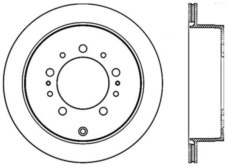 Load image into Gallery viewer, Stoptech 120.44157CRY ST Premium Carbon Brake Rotors
