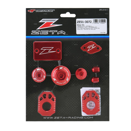 Zeta ZE51-3072 Billet Kit - Red