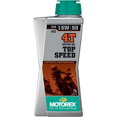 Motorex 308096 Top Speed 4T Oil - 15W50 - 1L.