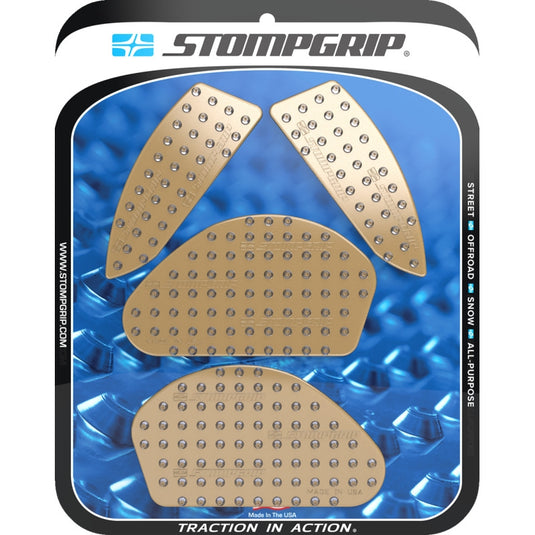 Stompgrip 55-10-0205C Volcano Profile Traction Tank Grip - Street - Clear