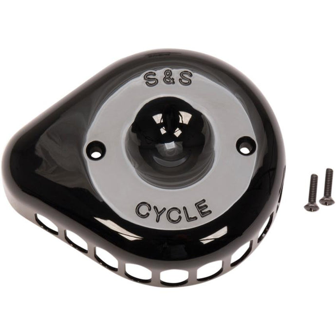 S&S Cycle 170-0367 Stealth Mini Tear-Drop Air Cleaner Cover - Black