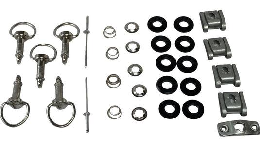 Quad Logic 100-4328-PU Quick-Release Dzus Fastener Side Panel Hardware Kit