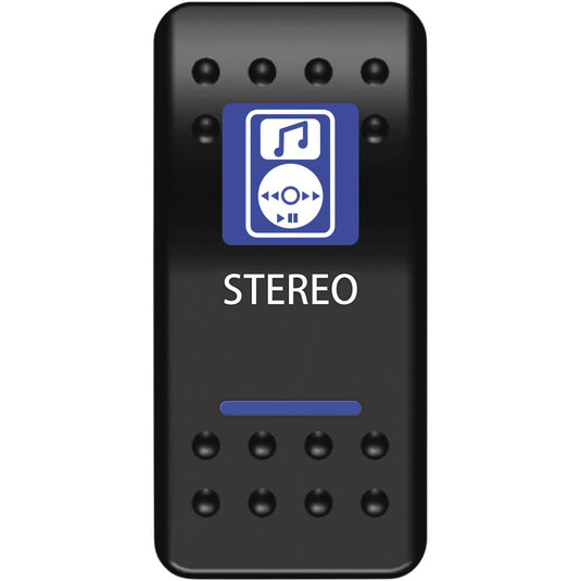 Moose Utility STR-PWR Rocker Switch - Stereo (Single Pole, Single Throw)