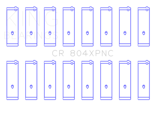 King Engine Bearings CR804XPNC001 KING Connecting Rod Bearings