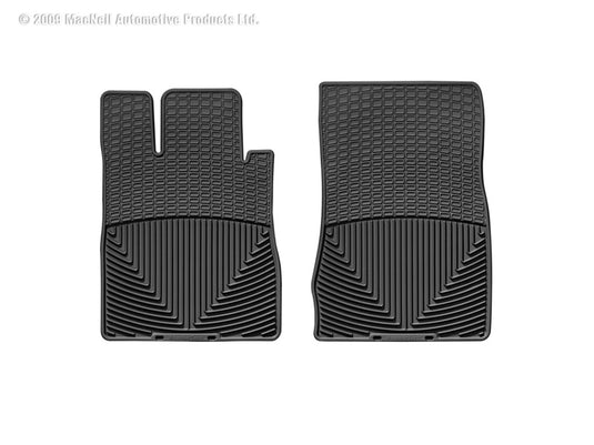 Weathertech W36 WT Rubber Mats - Front - Blk