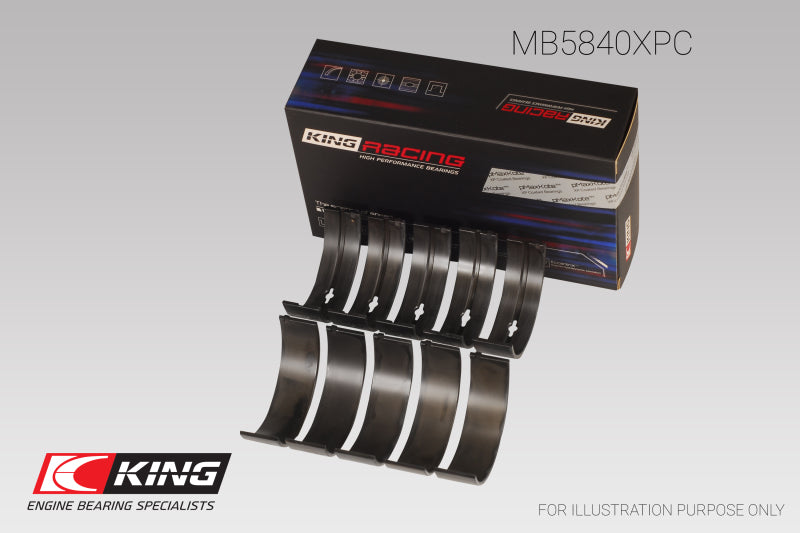 Load image into Gallery viewer, King Engine Bearings MB5840XPC KING Main Bearings
