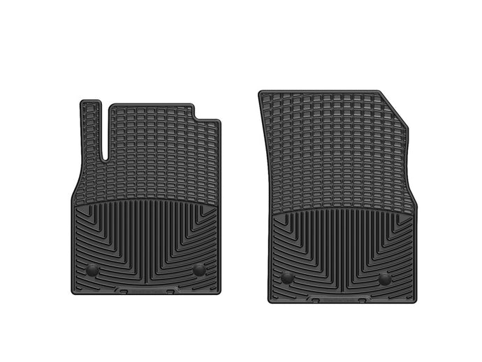 Weathertech W275 WT Rubber Mats - Front - Blk