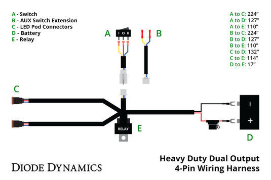 Diode Dynamics DD4093 DIO Switch and Wiring