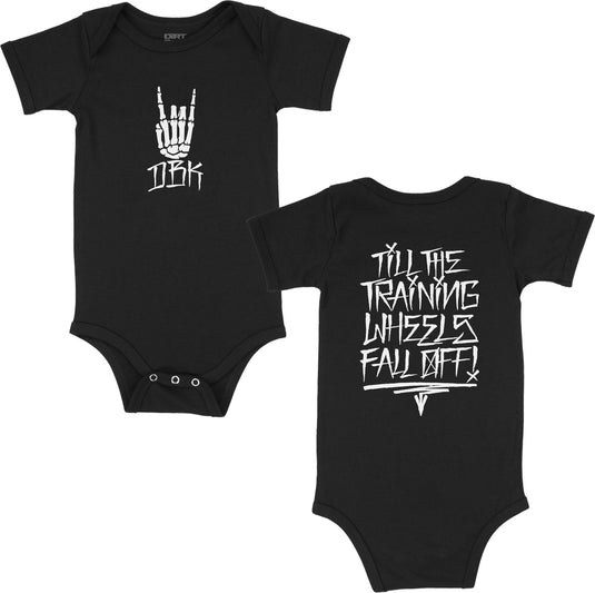 Dbk Training Wheels Onesie (12 months, Black)