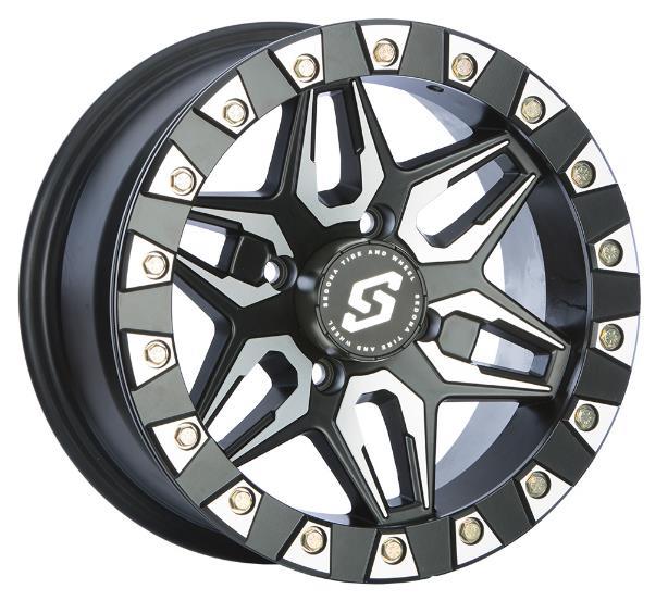 Sedona A72M-47011-52S Split Six Beadlock Wheel - 14x7 - 5+2 Offset - 4/110