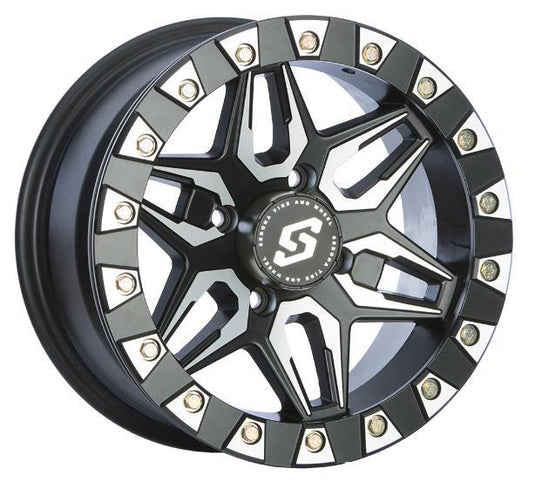 Sedona A72M-47011-52S Split Six Beadlock Wheel - 14x7 - 5+2 Offset - 4/110