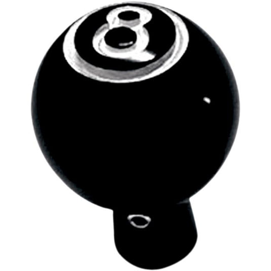 Joker Machine 02-59 Billet Choke Cable Knobs - Black Eight Ball
