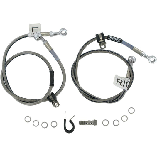 Russell R09237 Cycleflex Brake Line Two-Line Race Kit