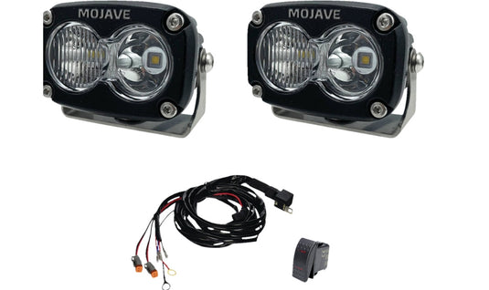 All Balls TLM2X3-KIT LED Racing Light Kit - 2in.x3in. - 20W - 2000LM