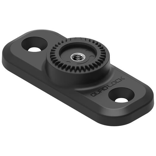 Quad Lock 4508-7005-00 Flat Rectangle Base For 360 Base - 2 Hole