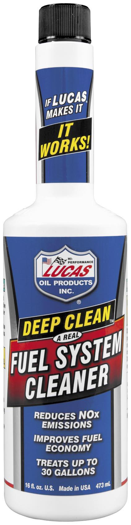 Lucas Oil 10669 Deep Clean Fuel System Cleaner - 5.25oz.