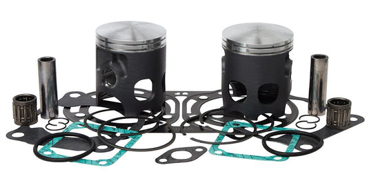 Vertex VTK22568150 Cast Replica Top End Piston Kit - 1.50mm Oversize to 65.45mm, Standard Compression