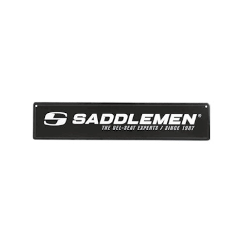 Saddlemen 15799 Metal Signs - Black/White